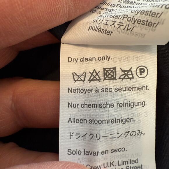 Women's J. Crew Navy with Metallic Thread Tweed Sleeveless‎ Dress Size 0 - Picture 5 of 9